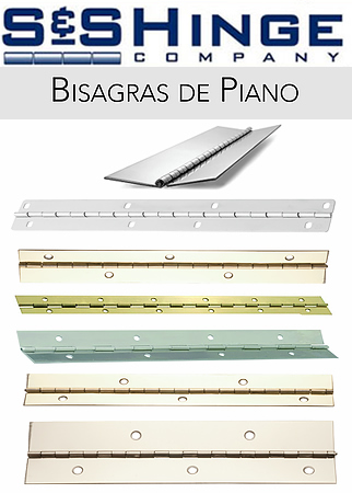 Bisagras de Piano - IEFESA